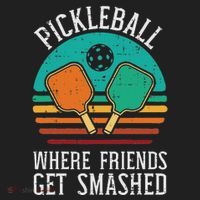 Pickleball Where Friends Get Smashed Pickle Ball Women Hat thumb 2
