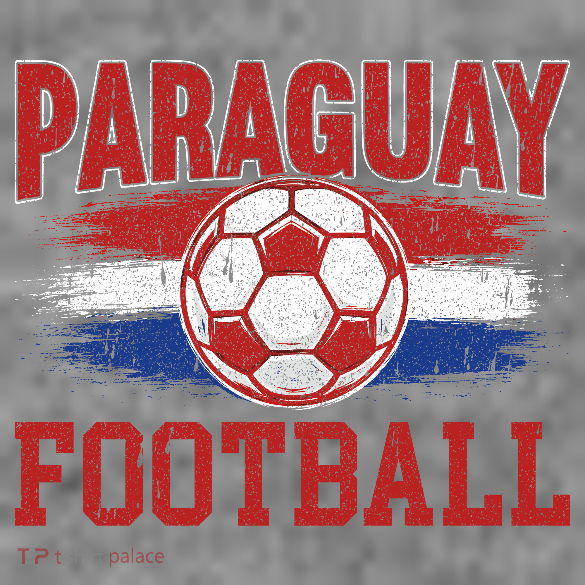 Paraguay World Football Team Fan Flag Soccer Women's Hoodie