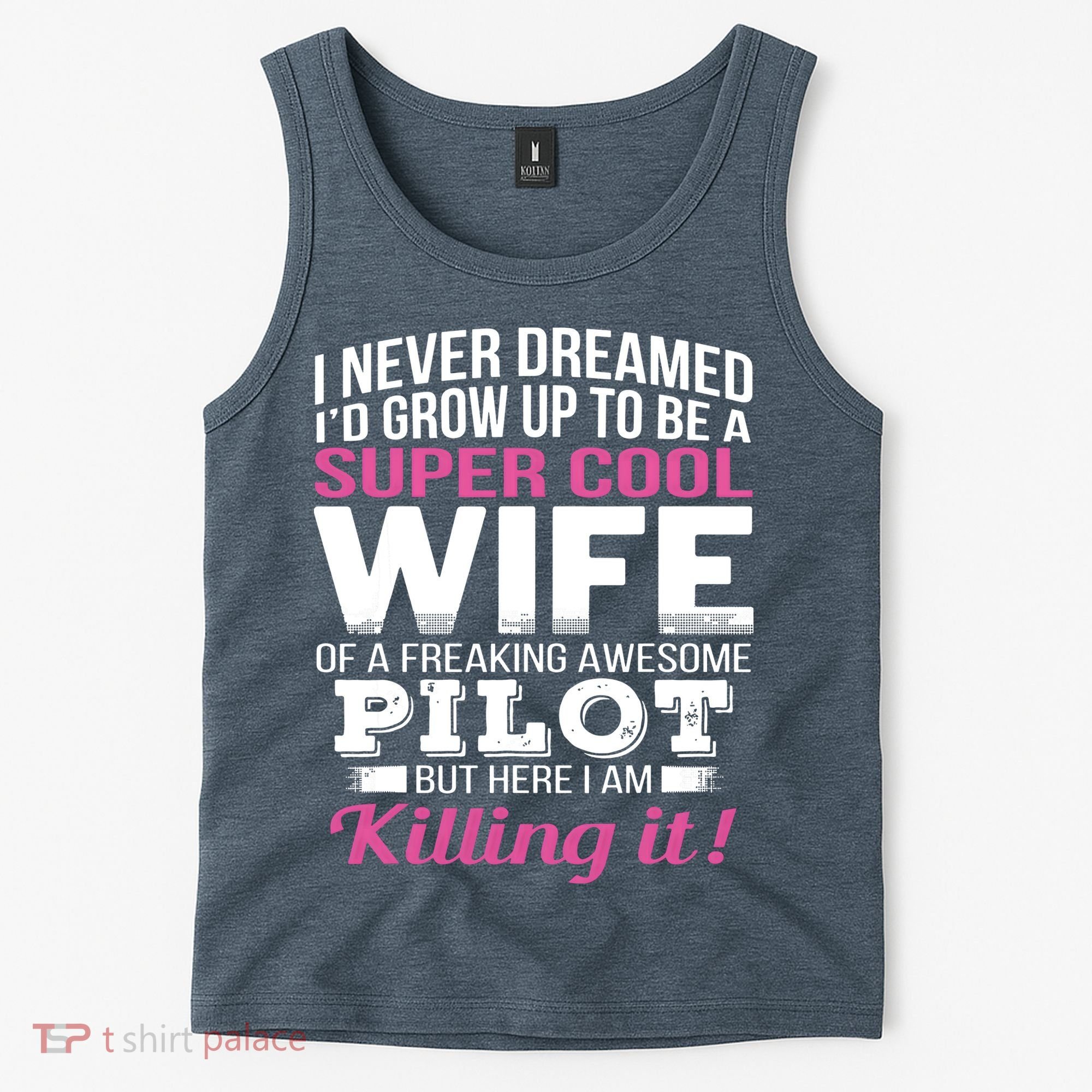 Pilots Wife Funny Gift For Wife Of Pilot Tank Top