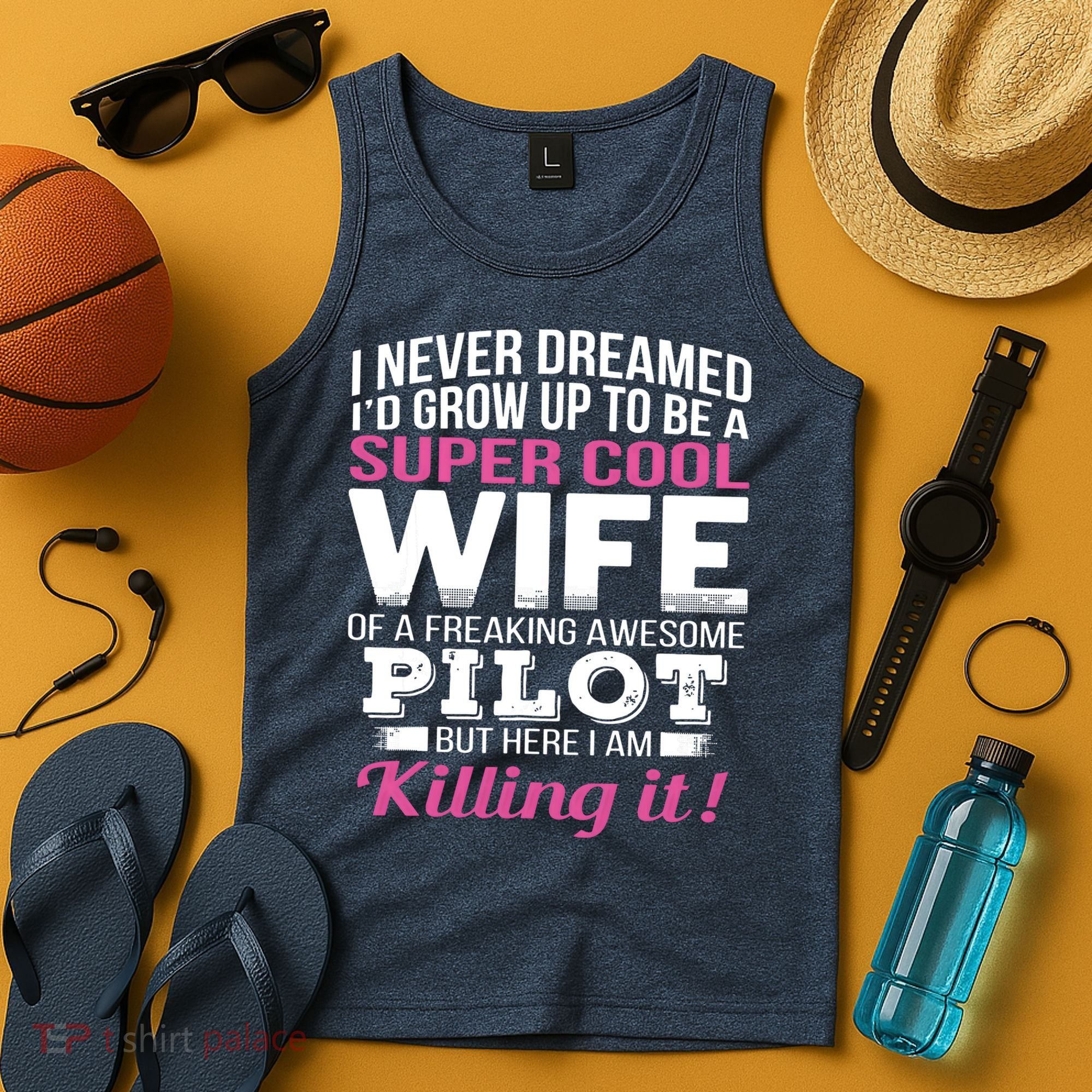Pilots Wife Funny Gift For Wife Of Pilot Tank Top