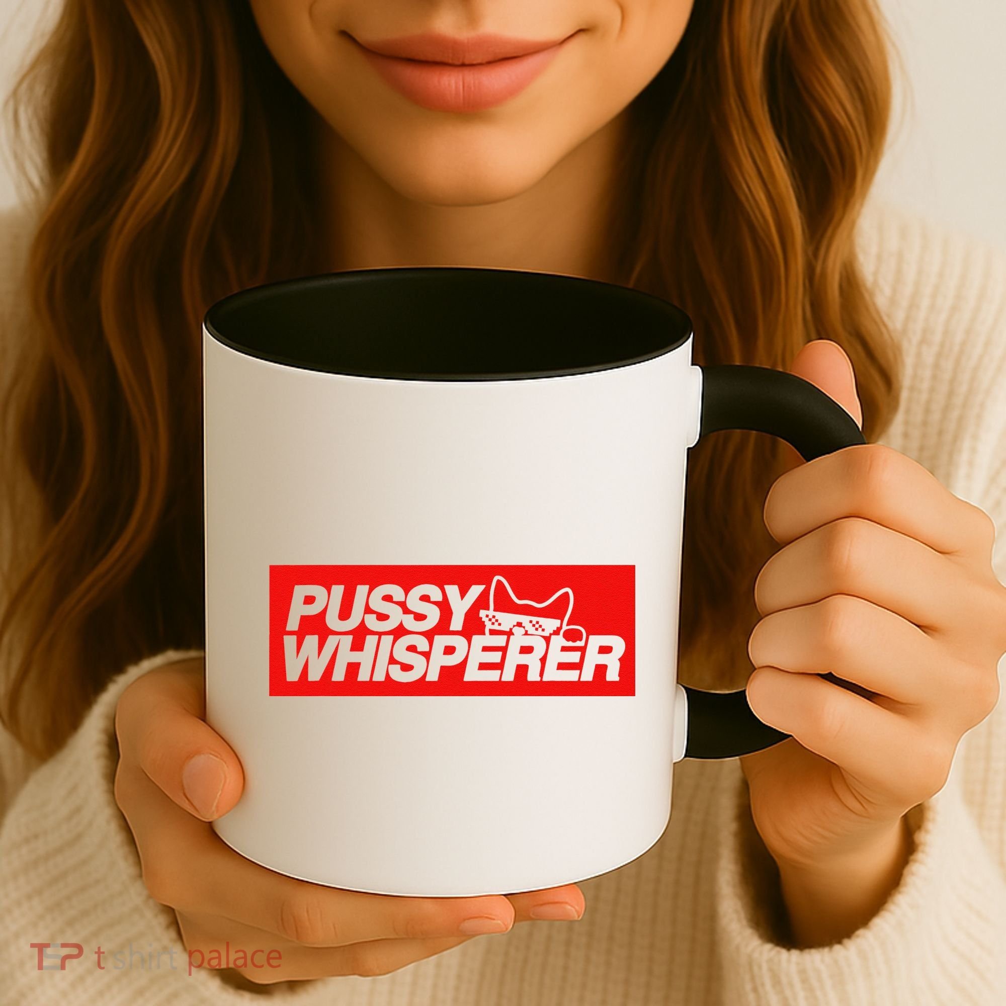 Pussy Whisperer Funny Cat Owner Coffee Mug