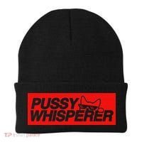 Pussy Whisperer Funny Cat Owner Beanie thumb 0