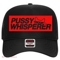 Pussy Whisperer Funny Cat Owner Hat thumb 0