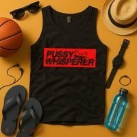 Pussy Whisperer Funny Cat Owner Tank Top thumb 4
