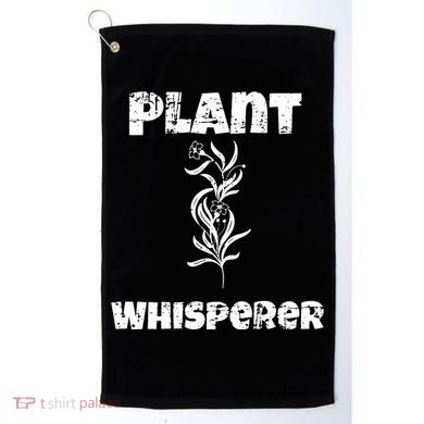 Plant Whisperer Funny Golf Towel