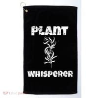 Plant Whisperer Funny Golf Towel thumb 0