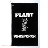 Plant Whisperer Funny Golf Towel thumb 0