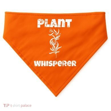 Plant Whisperer Funny USA-Made Doggie Bandana