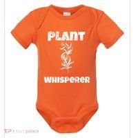 Plant Whisperer Funny Baby Bodysuit thumb 0