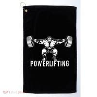Powerlifting Workout Fitness Golf Towel thumb 0