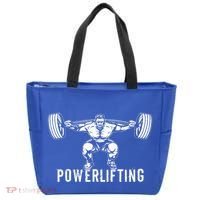 Powerlifting Workout Fitness Tote Bag thumb 0