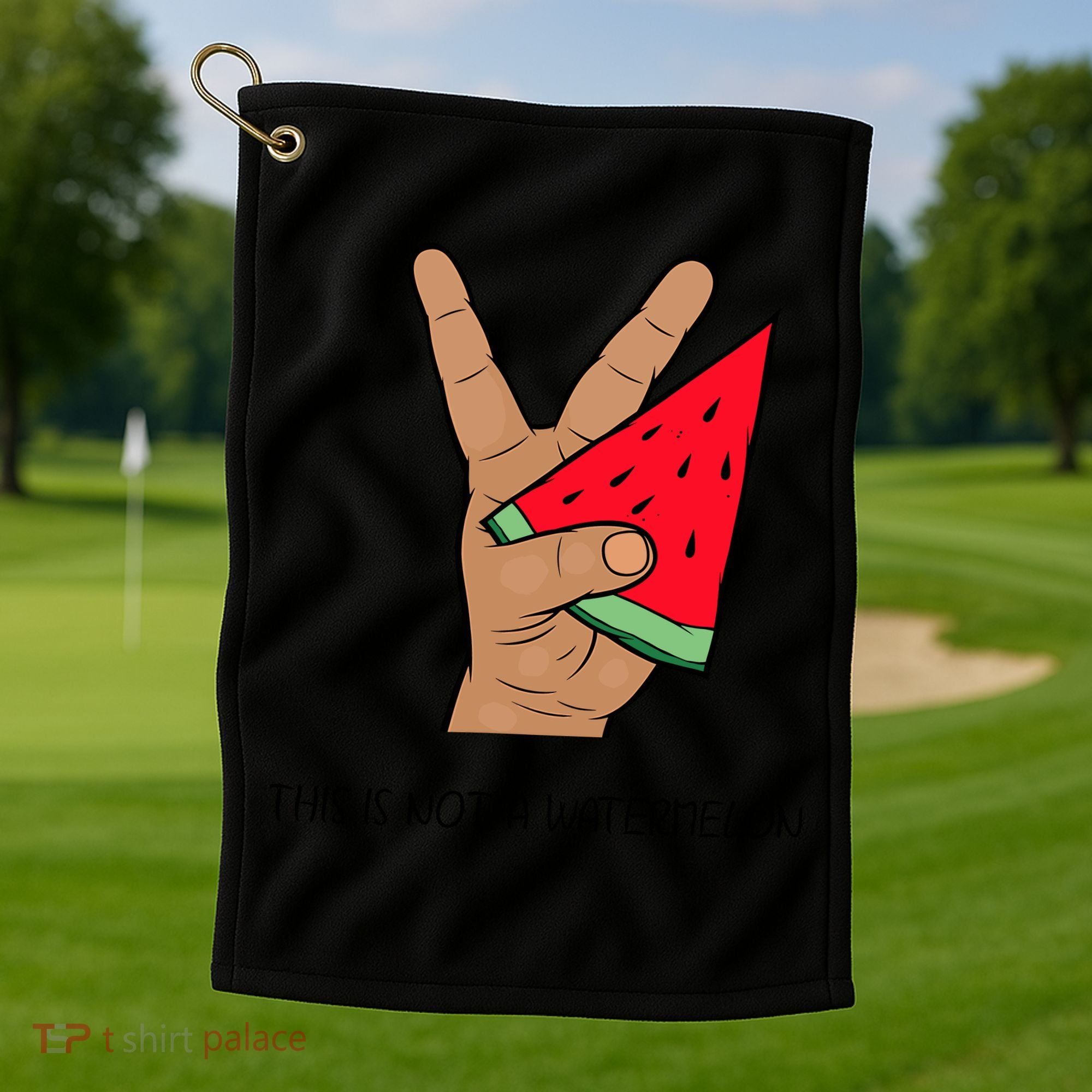 Palestine Watermelon Flag Support Gaza & Freedom! Golf Towel