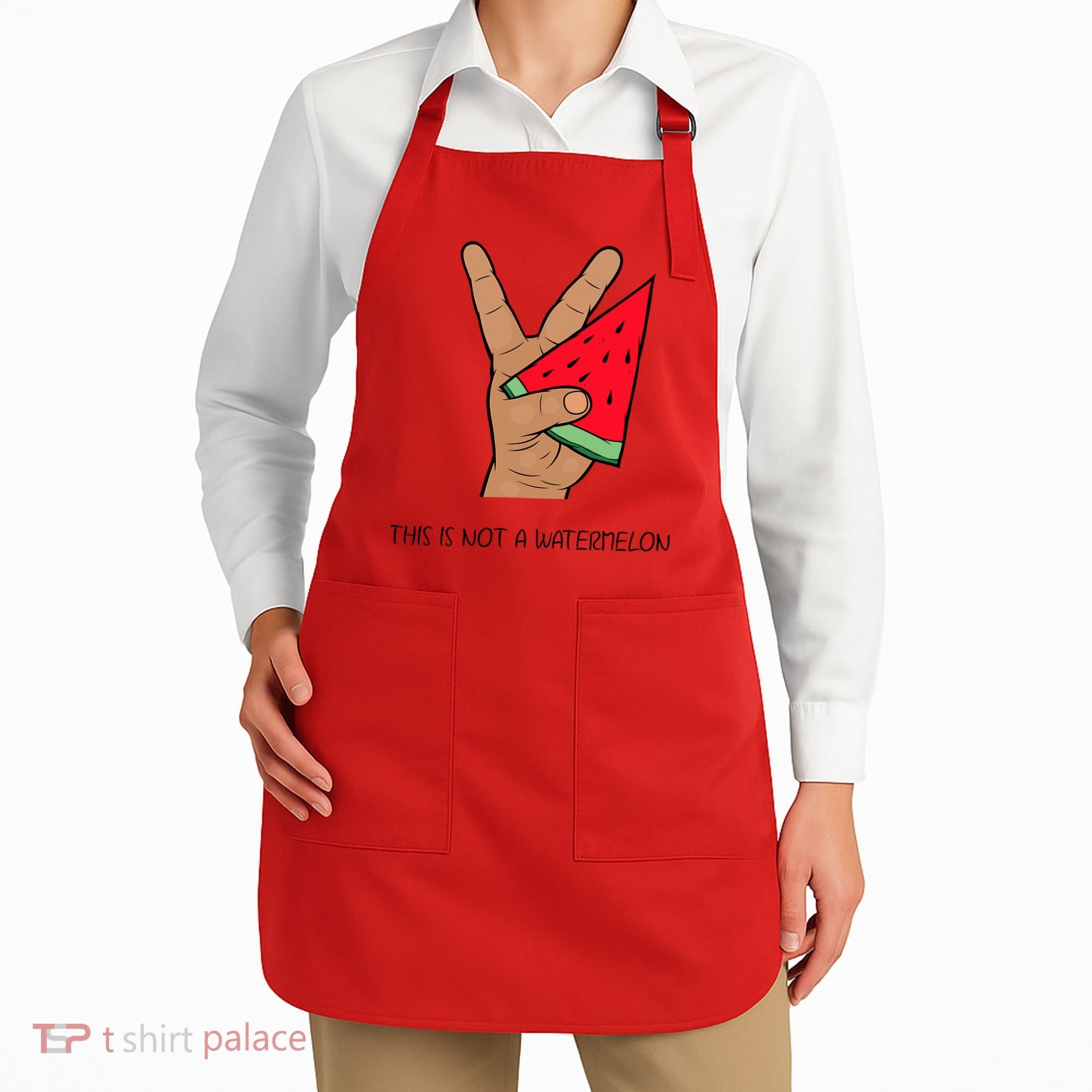Palestine Watermelon Flag Support Gaza & Freedom! Apron