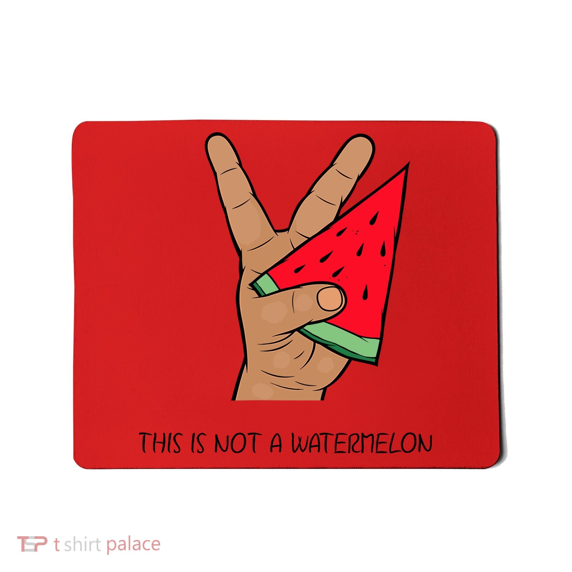 Palestine Watermelon Flag Support Gaza & Freedom! Mousepad