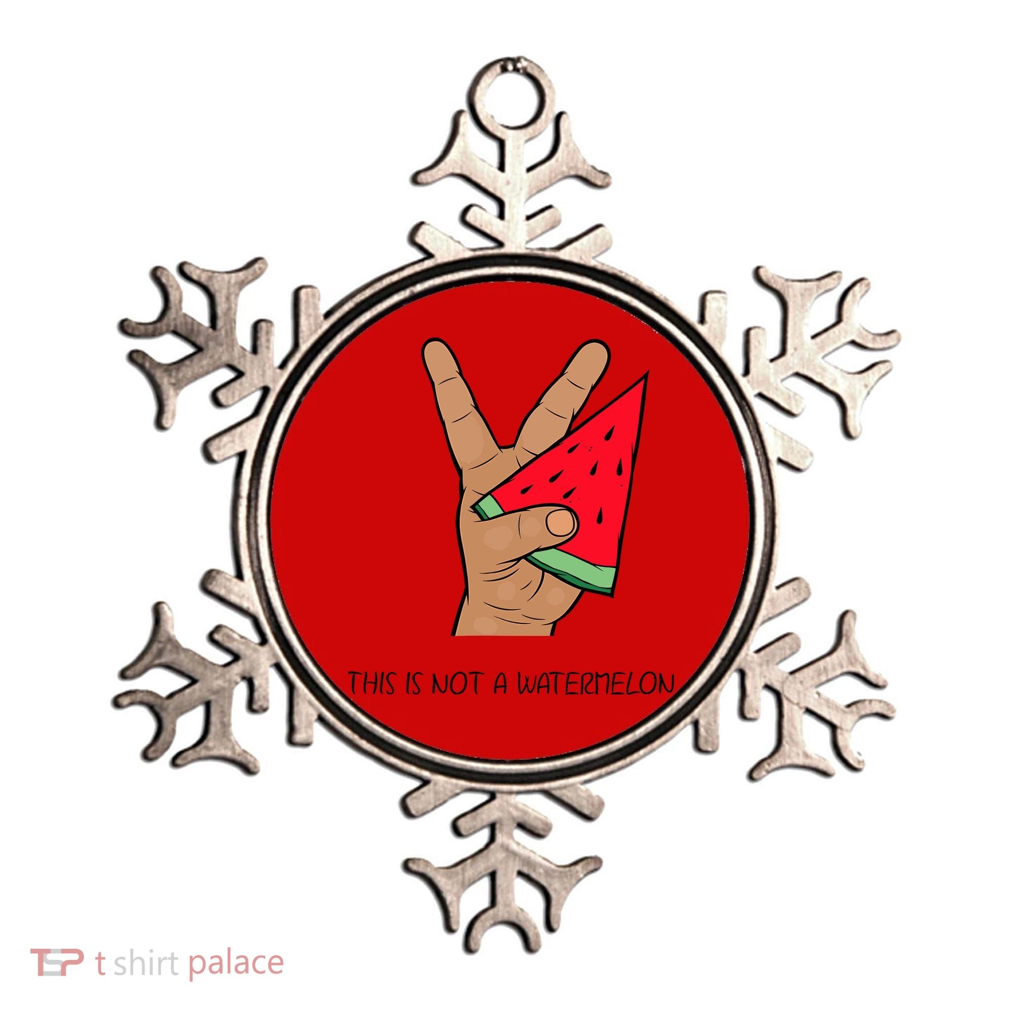 Palestine Watermelon Flag Support Gaza & Freedom! Ornament
