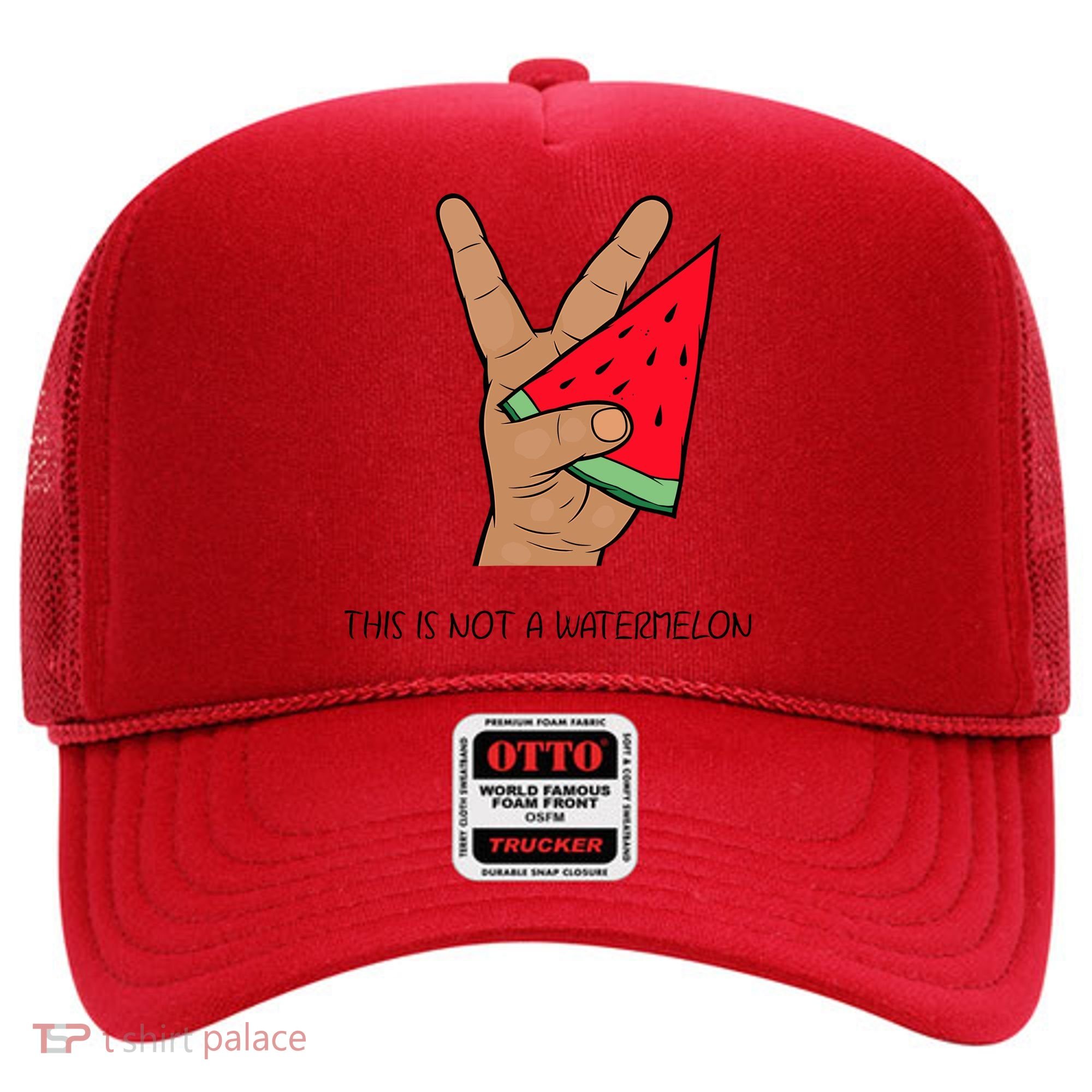 Palestine Watermelon Flag Support Gaza & Freedom! Hat