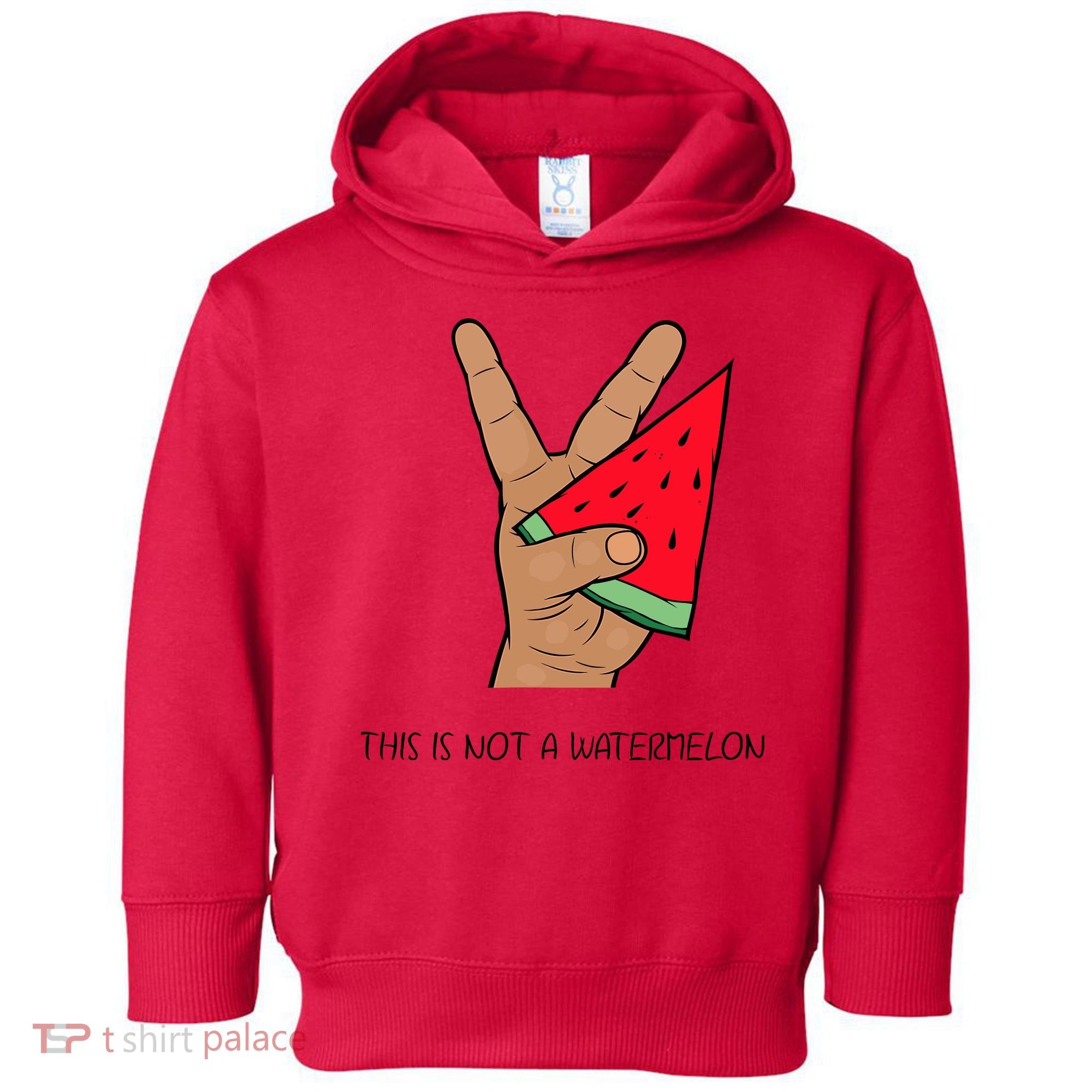 Palestine Watermelon Flag Support Gaza & Freedom! Toddler Hoodie