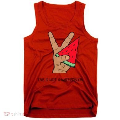 Palestine Watermelon Flag Support Gaza & Freedom! Tank Top