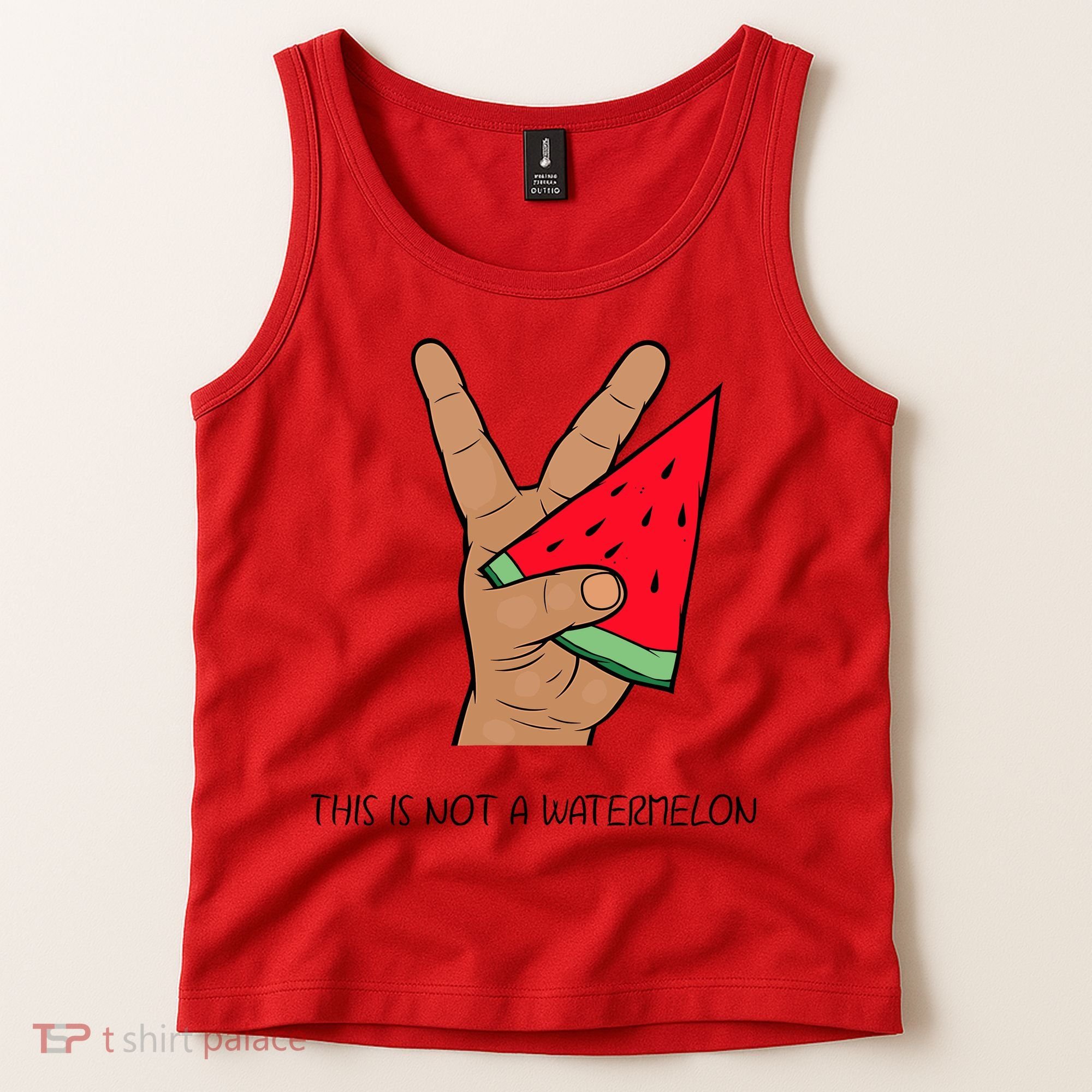 Palestine Watermelon Flag Support Gaza & Freedom! Tank Top