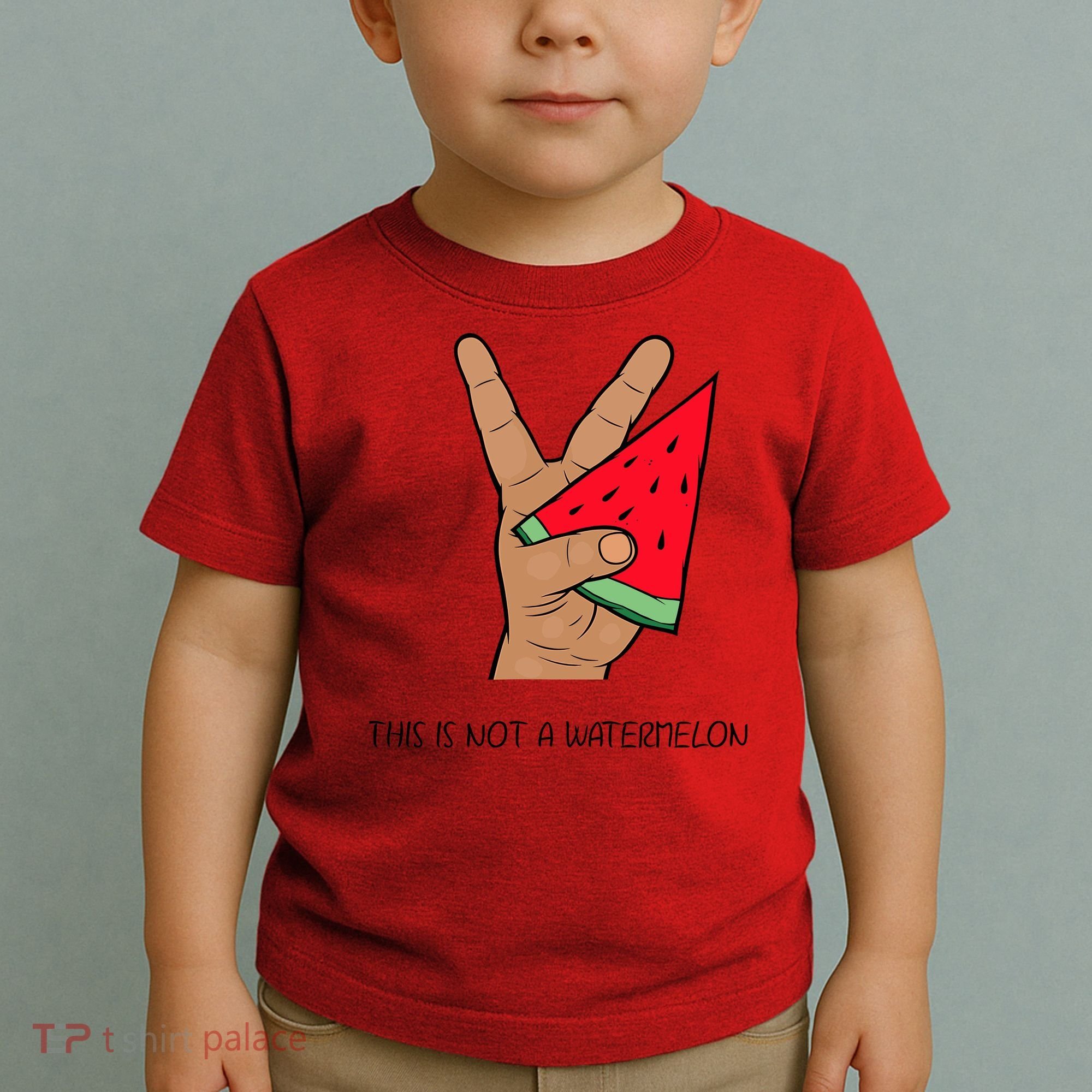 Palestine Watermelon Flag Support Gaza & Freedom! Toddler T-Shirt