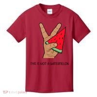 Palestine Watermelon Flag Support Gaza & Freedom! Kids T-Shirt thumb 0