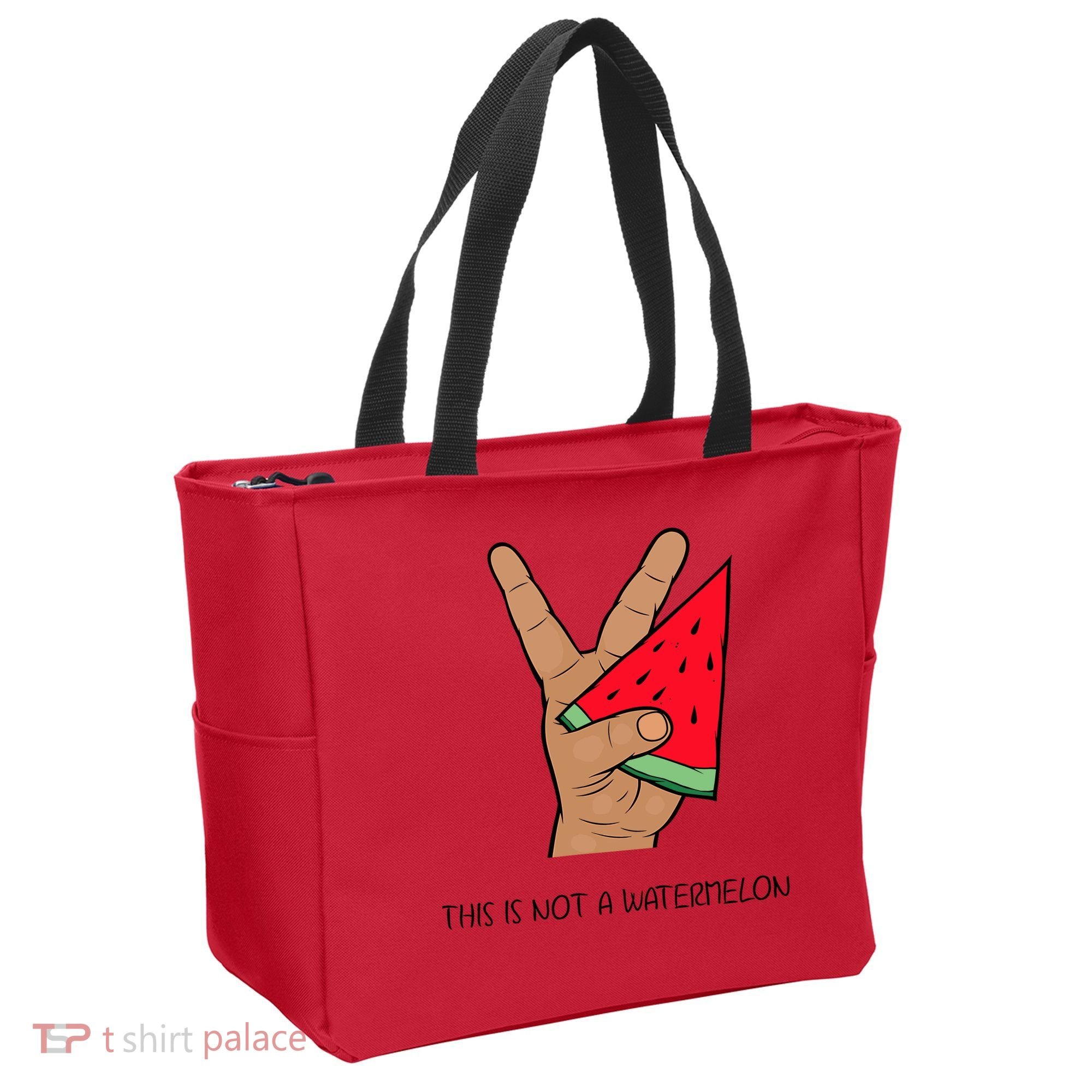 Palestine Watermelon Flag Support Gaza & Freedom! Tote Bag