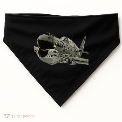 P40 Warhawk Fighter Aircraft WW2 Plane Spotting Spotter USA-Made Doggie Bandana