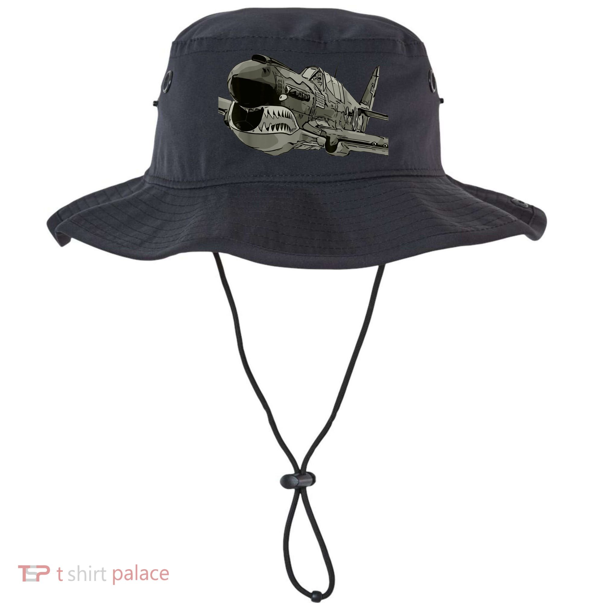P40 Warhawk Fighter Aircraft WW2 Plane Spotting Spotter Bucket Hat