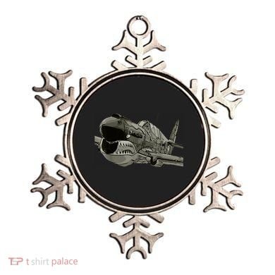 P40 Warhawk Fighter Aircraft WW2 Plane Spotting Spotter Ornament