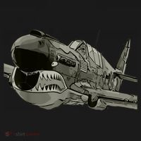 P40 Warhawk Fighter Aircraft WW2 Plane Spotting Spotter Women's Tank Top thumb 5