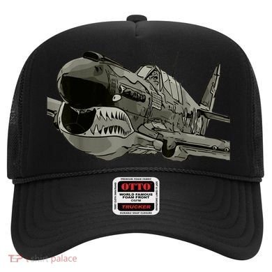 P40 Warhawk Fighter Aircraft WW2 Plane Spotting Spotter Hat
