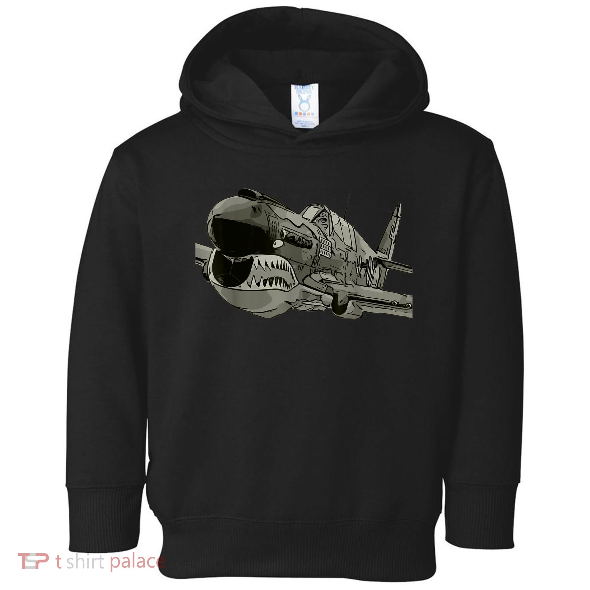 P40 Warhawk Fighter Aircraft WW2 Plane Spotting Spotter Toddler Hoodie