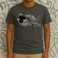 P40 Warhawk Fighter Aircraft WW2 Plane Spotting Spotter T-Shirt thumb 3