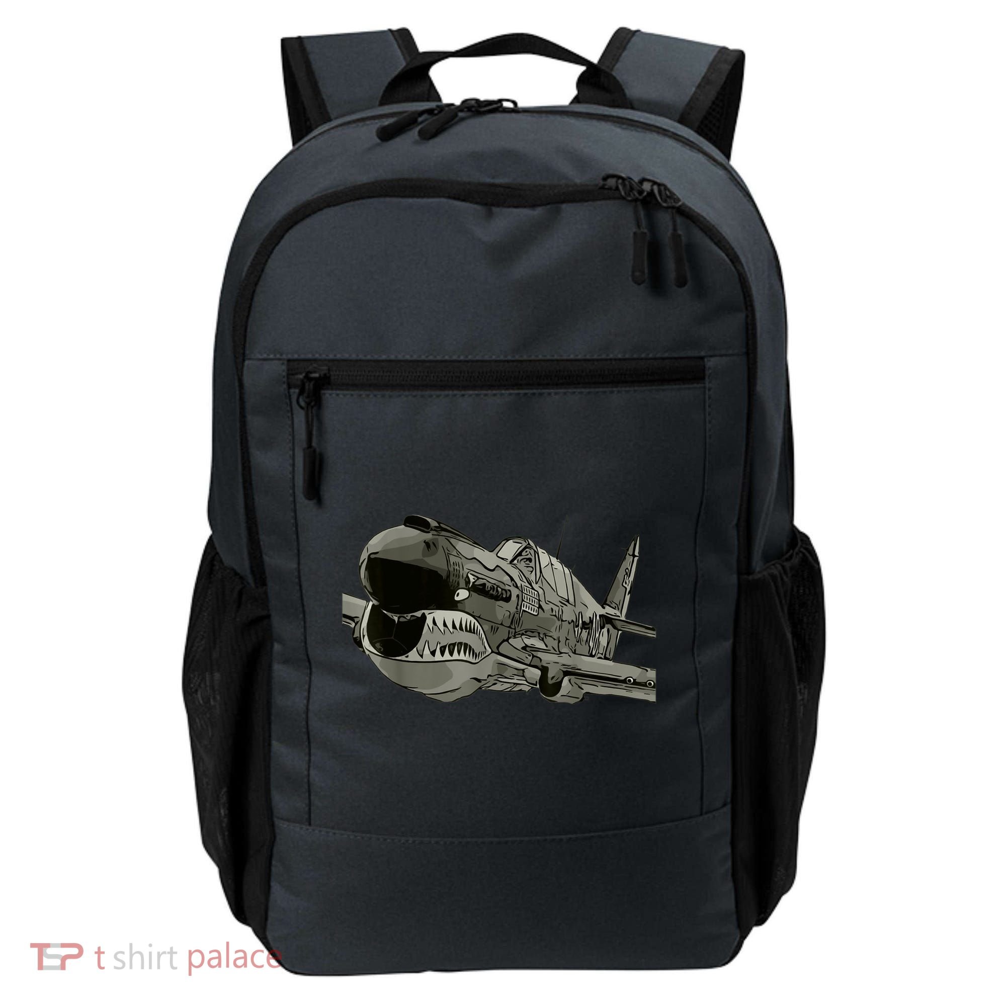 P40 Warhawk Fighter Aircraft WW2 Plane Spotting Spotter Backpack