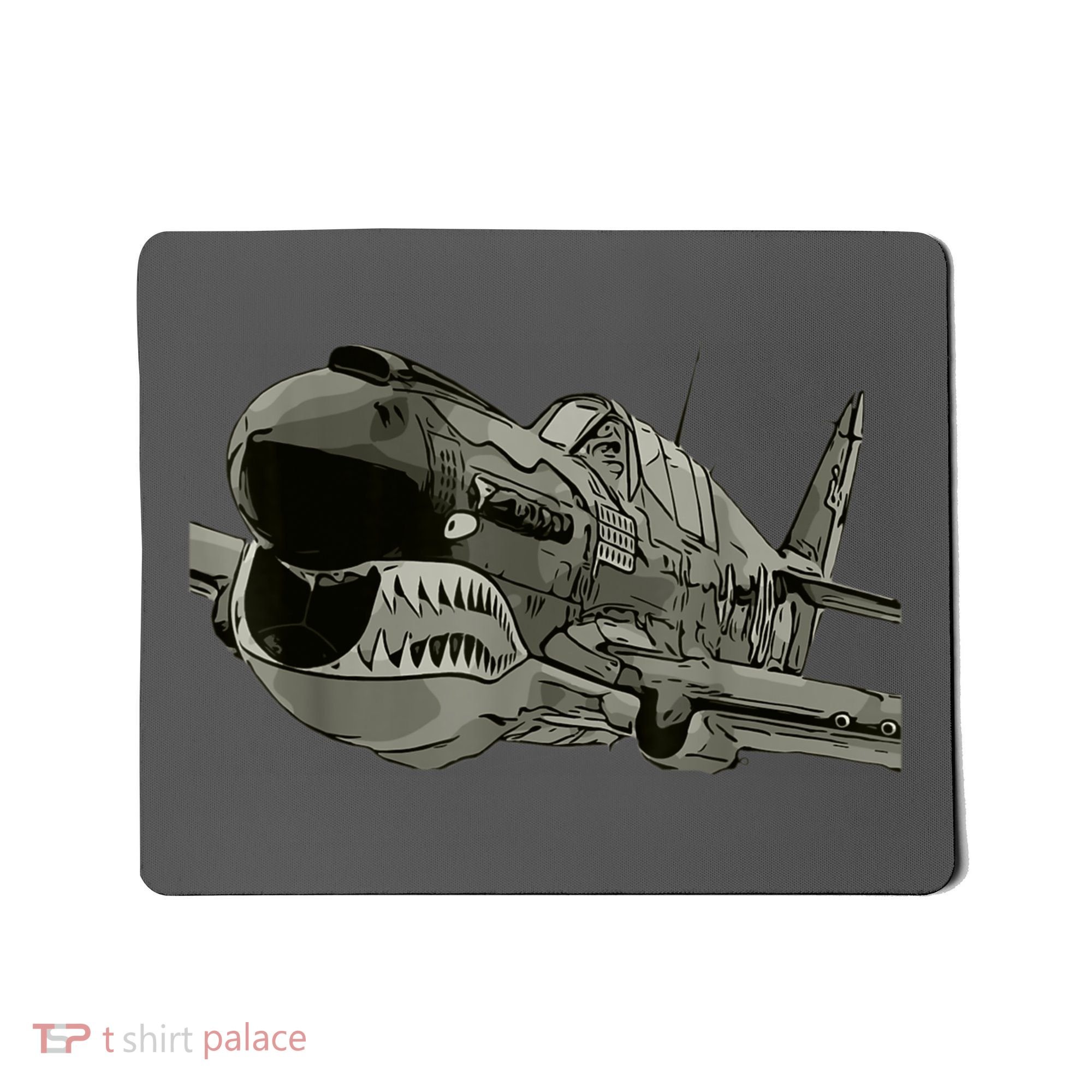 P40 Warhawk Fighter Aircraft WW2 Plane Spotting Spotter Mousepad