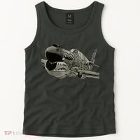 P40 Warhawk Fighter Aircraft WW2 Plane Spotting Spotter Tank Top thumb 2