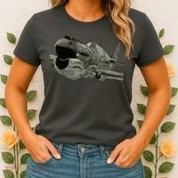 P40 Warhawk Fighter Aircraft WW2 Plane Spotting Spotter Women's T-Shirt thumb 2