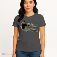 P40 Warhawk Fighter Aircraft WW2 Plane Spotting Spotter Women's T-Shirt thumb 4