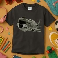 P40 Warhawk Fighter Aircraft WW2 Plane Spotting Spotter Kids T-Shirt thumb 3
