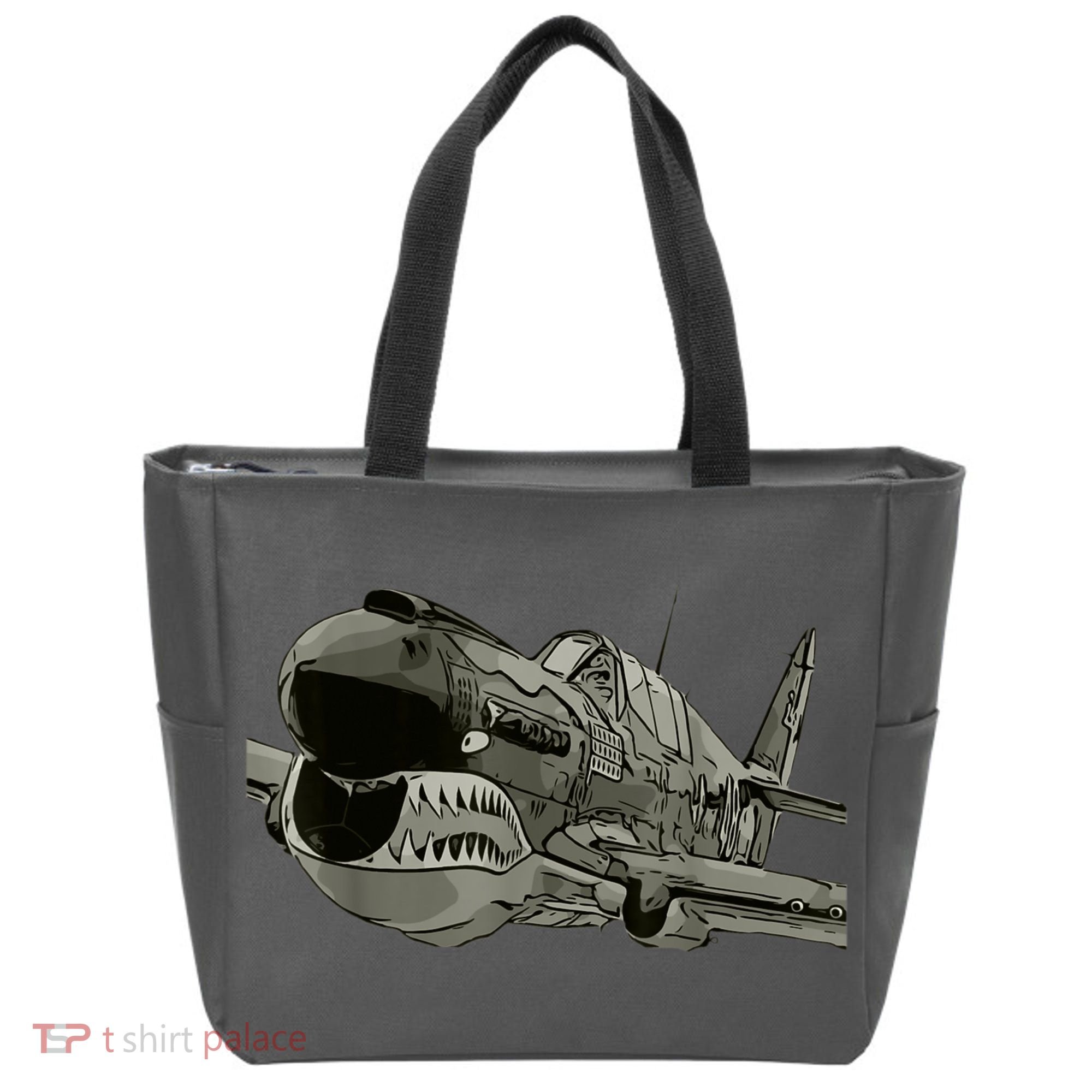 P40 Warhawk Fighter Aircraft WW2 Plane Spotting Spotter Tote Bag