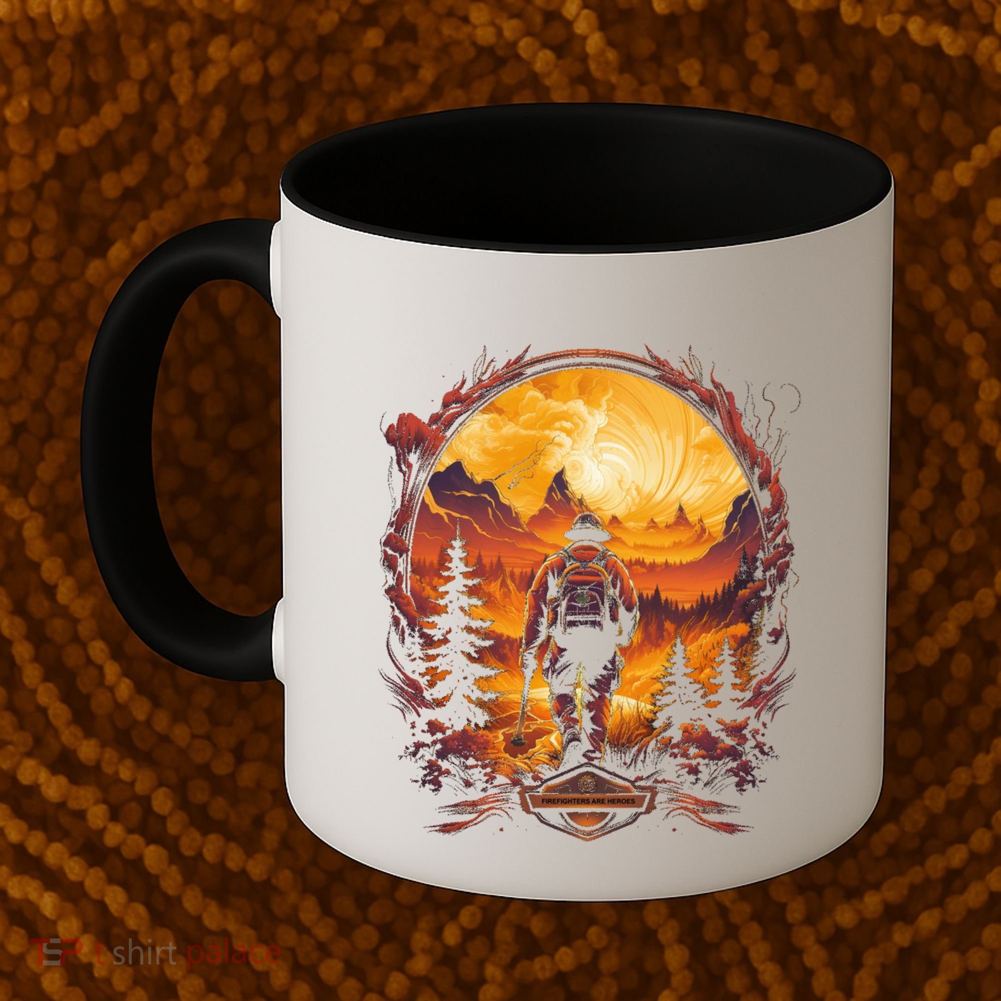 Proud Wildland Fire Rescue Firefighters Veterans Hero Gear Funny Gift Coffee Mug