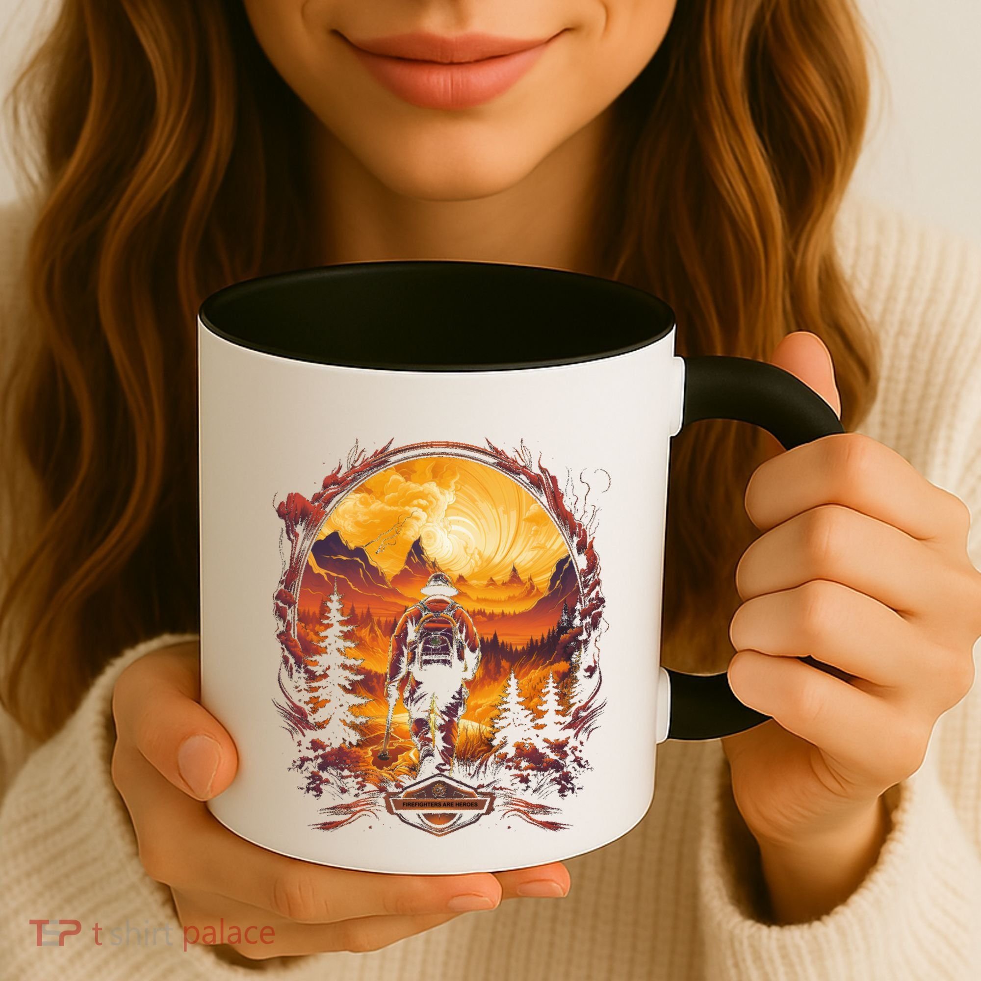 Proud Wildland Fire Rescue Firefighters Veterans Hero Gear Funny Gift Coffee Mug