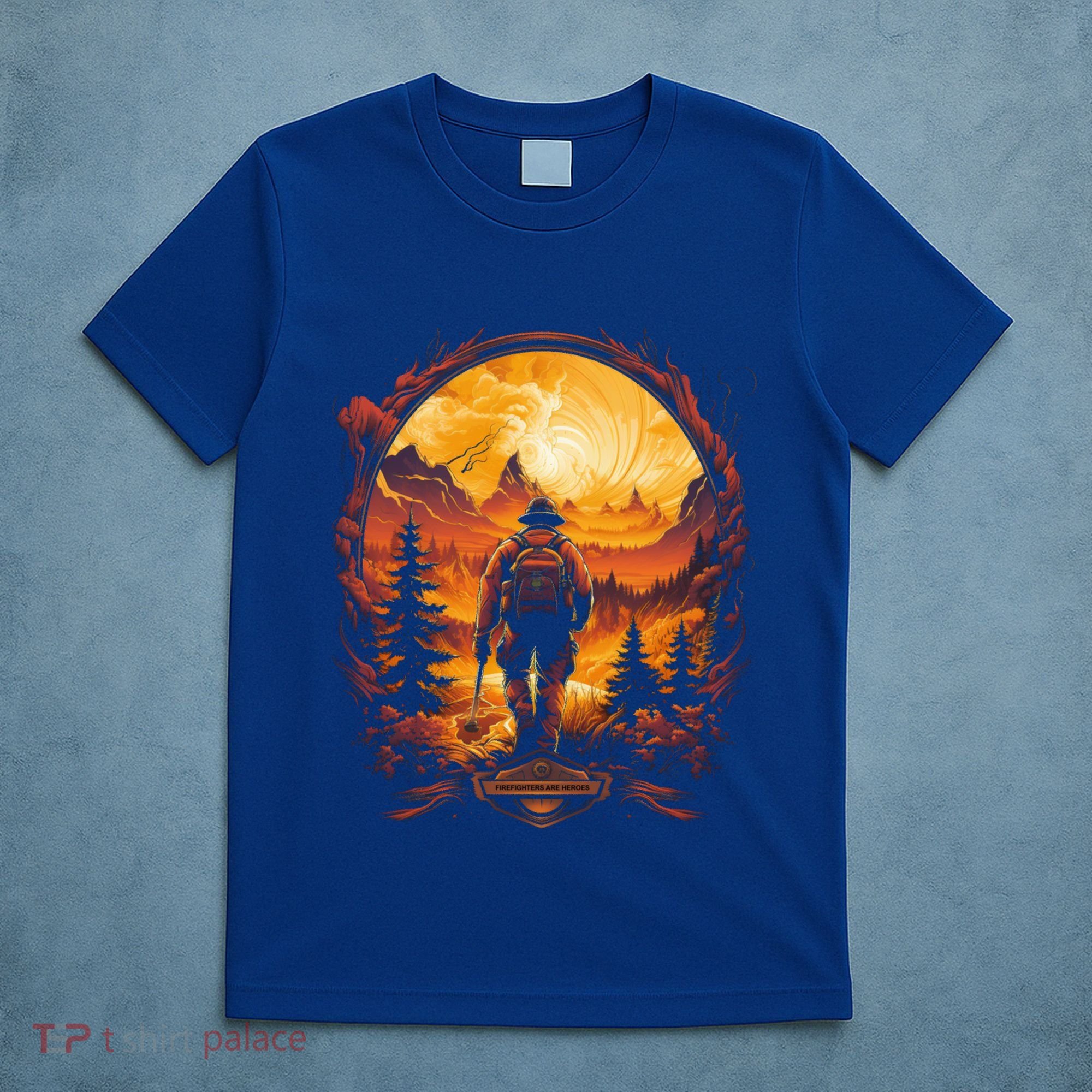 Proud Wildland Fire Rescue Firefighters Veterans Hero Gear Funny Gift T-Shirt