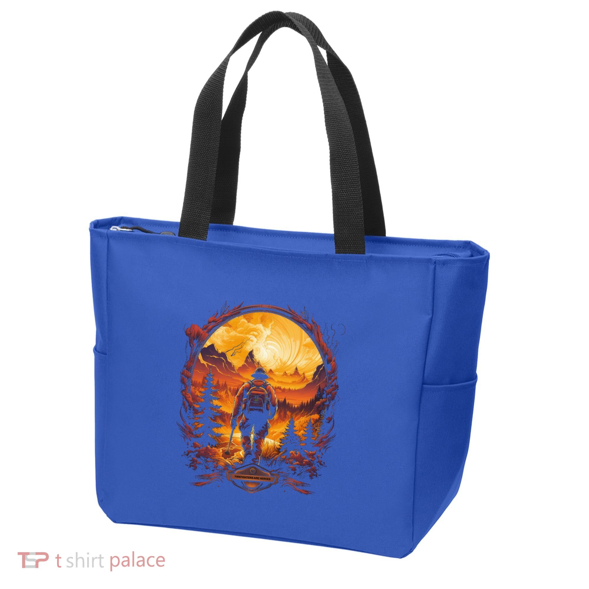 Proud Wildland Fire Rescue Firefighters Veterans Hero Gear Funny Gift Tote Bag
