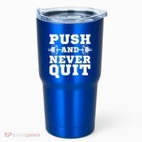 Powerlifter Weightlifting Gym Training Workout Powerlifting Gift Tumbler thumb 0