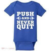 Powerlifter Weightlifting Gym Training Workout Powerlifting Gift Baby Bodysuit thumb 0