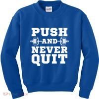 Powerlifter Weightlifting Gym Training Workout Powerlifting Gift Kids Sweatshirt thumb 0