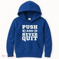 Powerlifter Weightlifting Gym Training Workout Powerlifting Gift Kids Hoodie thumb 0