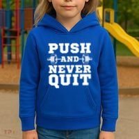 Powerlifter Weightlifting Gym Training Workout Powerlifting Gift Kids Hoodie thumb 3