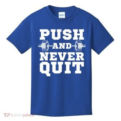 Powerlifter Weightlifting Gym Training Workout Powerlifting Gift Kids T-Shirt